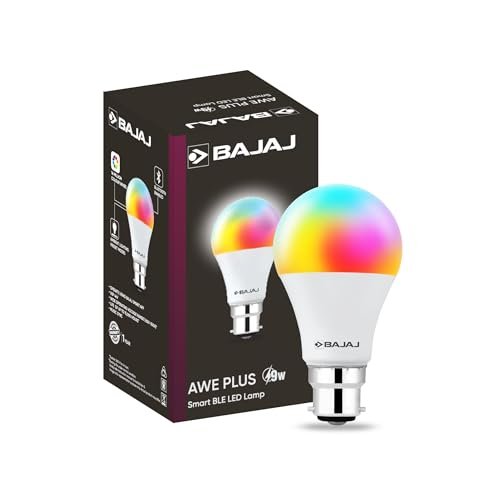 Bajaj 9w Smart Led Bulb Bluetooth Enabled B22d 16 