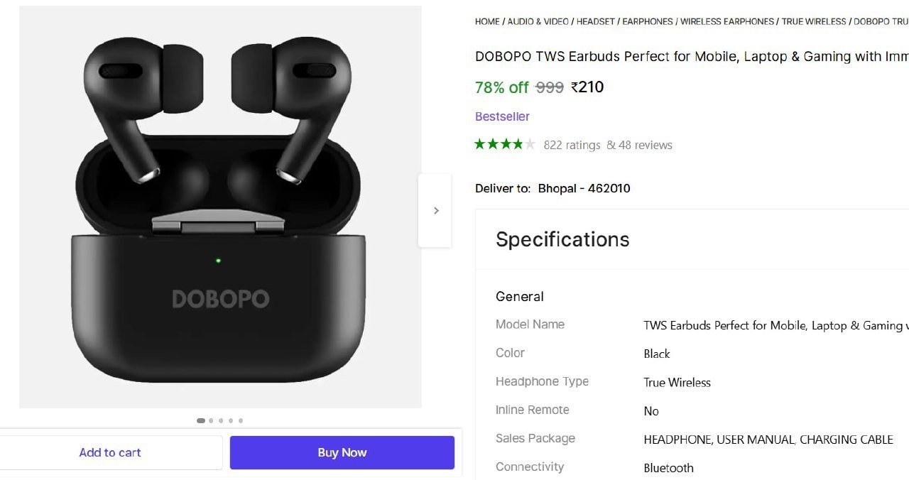 Tws Earbuds At 210extra Using Supercoins