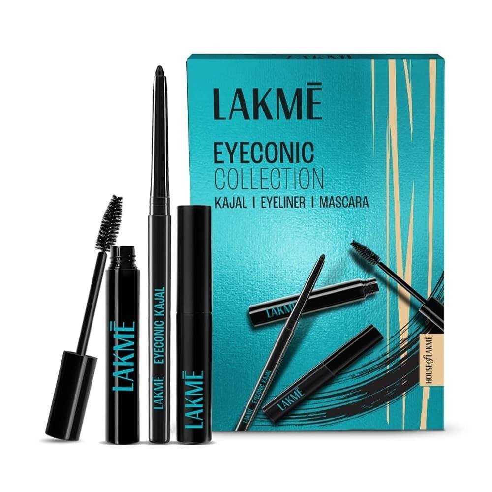 Lakme Eyeconic Regime Kit- Kajal Mascara Eyeliner 