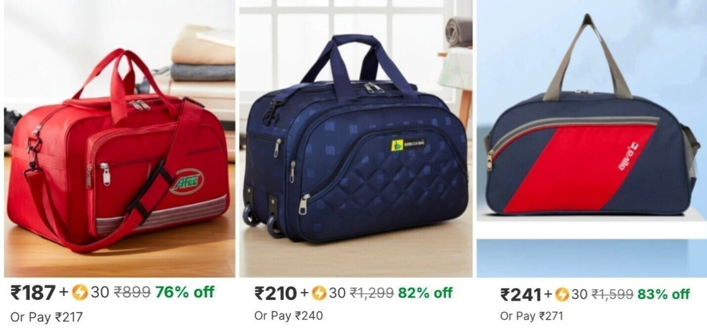Best Deals On Duffel Bags217 240 271 280