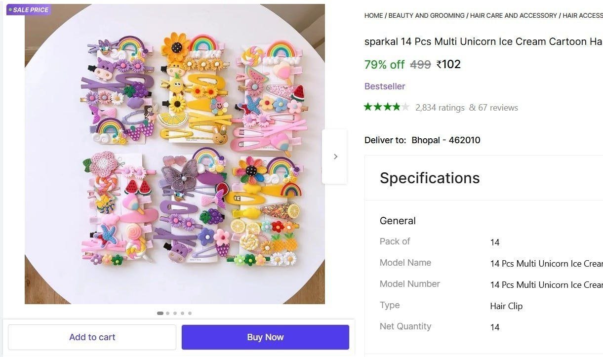 Pcs Hair Clip 102