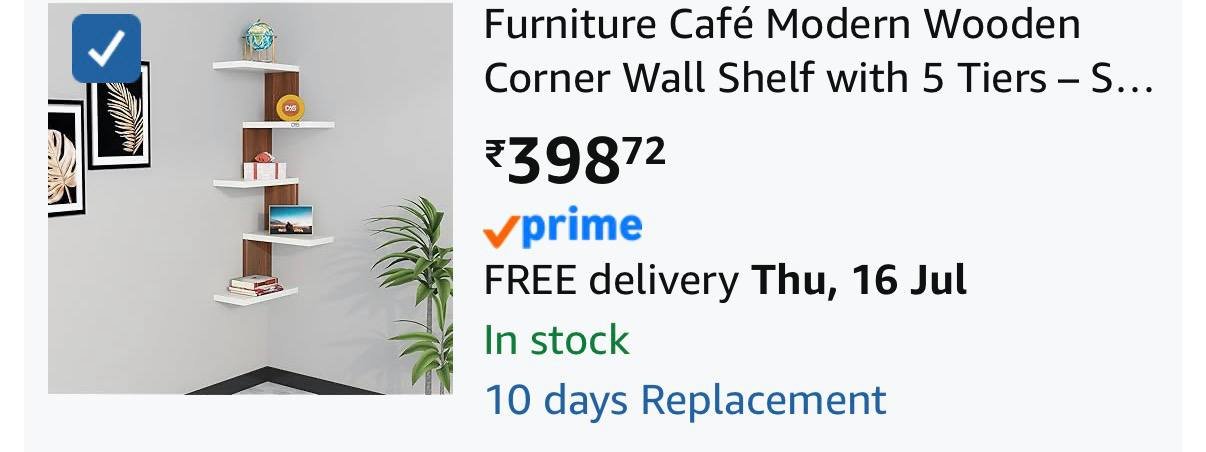 Cafe Wooden Wall Shelves 398