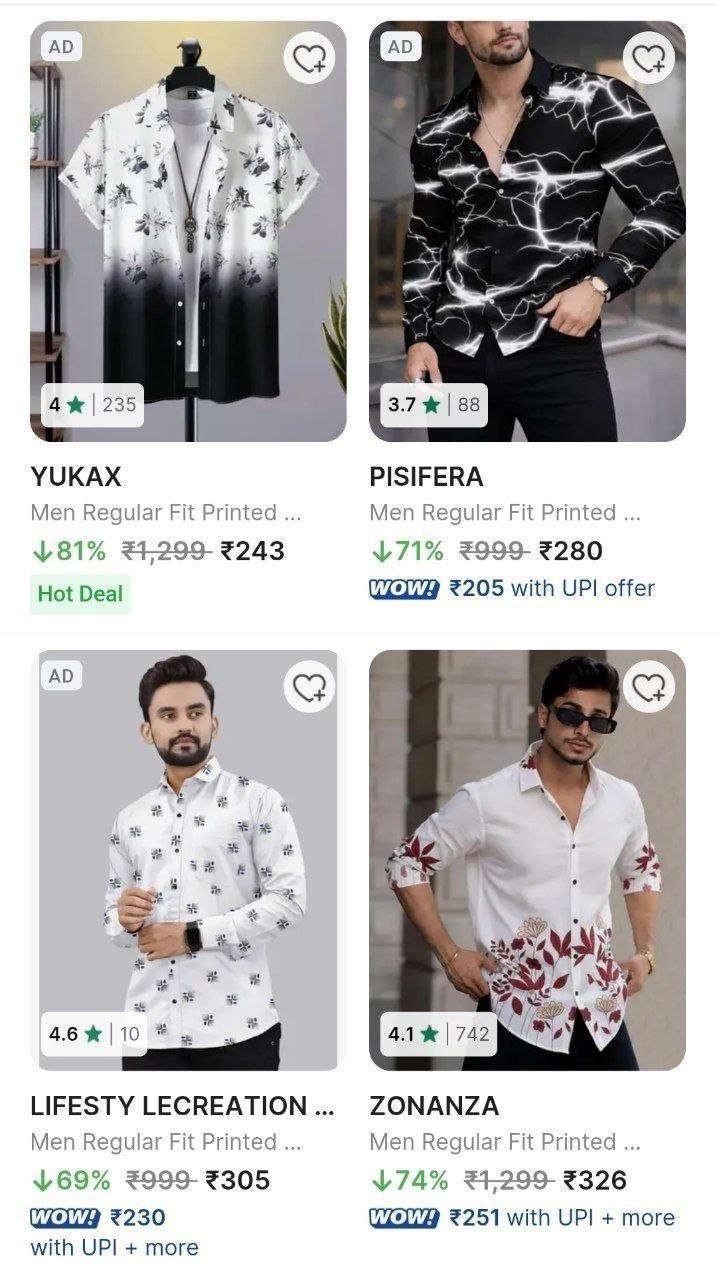 Men S Printed Shirt Best Quality Guys