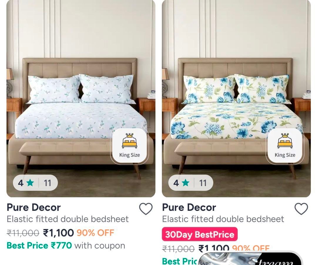 Bedsheets Mega Sale On Myntra Min 75 On Bedsheets 