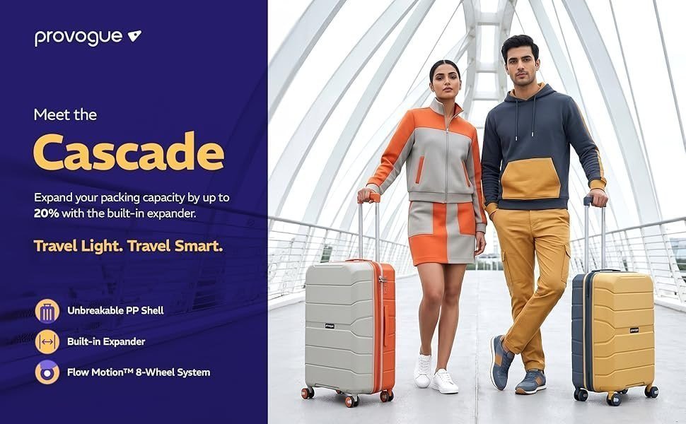 Provogue Medium Trolley Bag (65cm) 2449 8 Spinner 