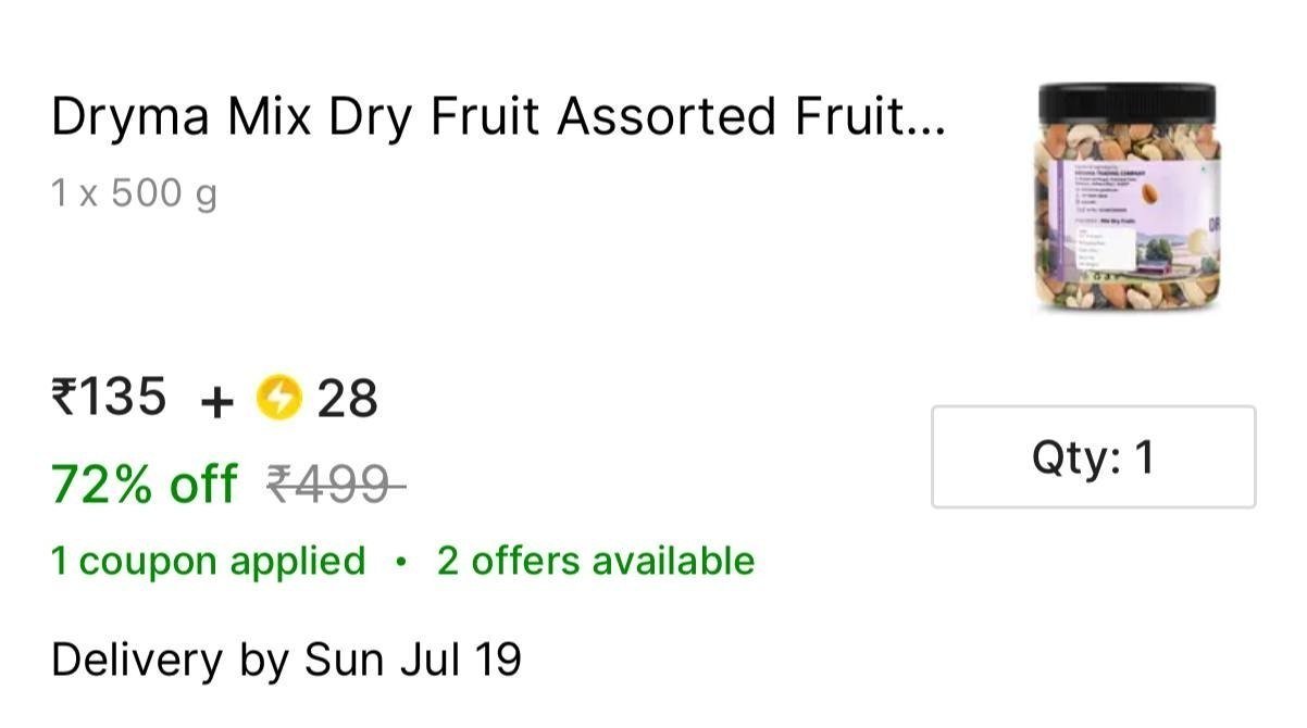 G Mix Dryfruit 135 Sc