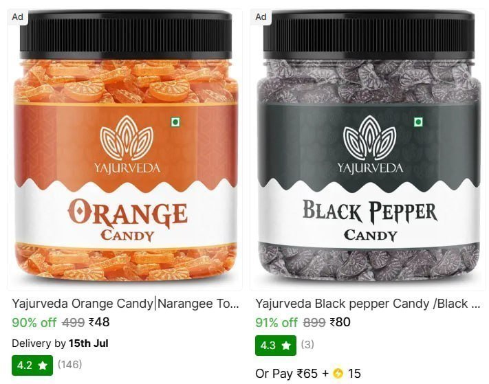 Confectionery Products From 48