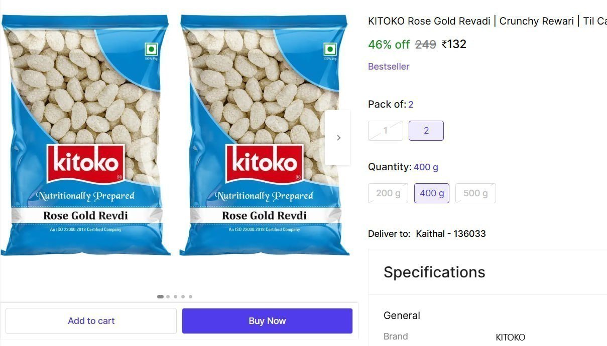 - Til Candy 400gm 132