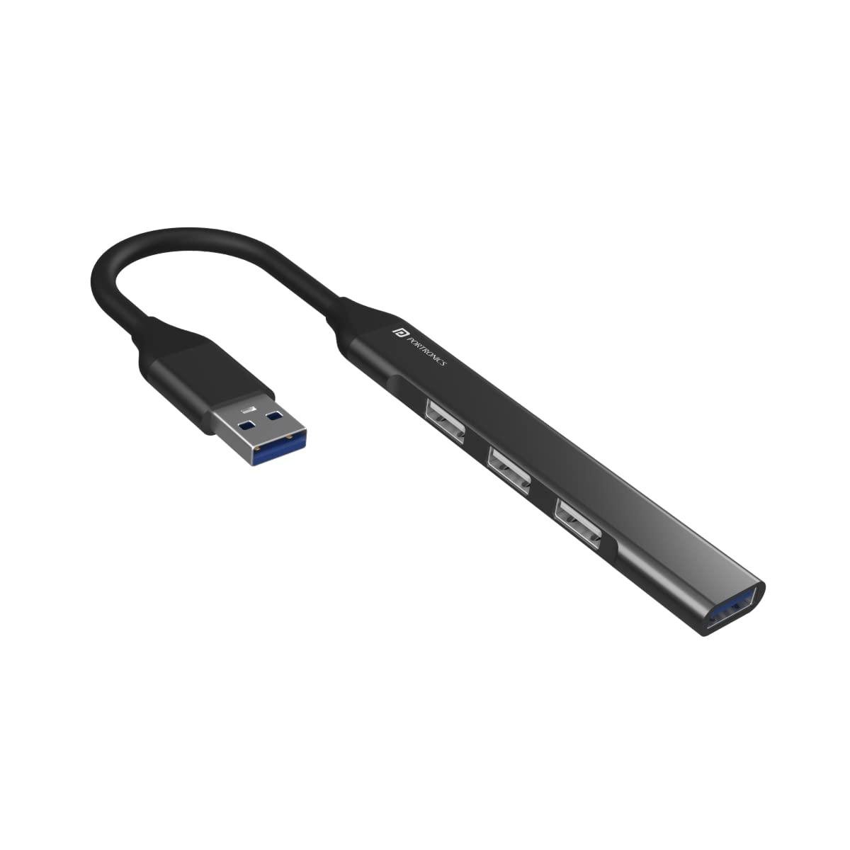 Portronics Mport 31 Usb Hub Dock (4-in-1) Multipor