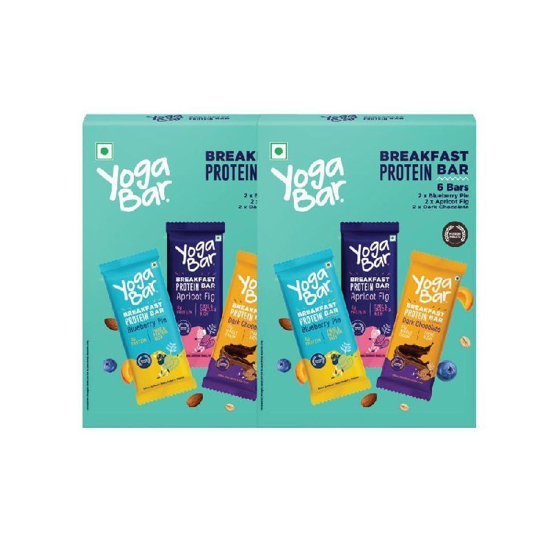 Yogabar Breakfast Protein Bars 12 Bars (12 Bars Va