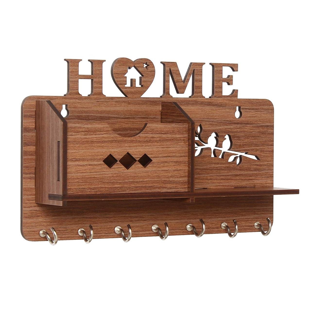 Webelkart Wooden Matte Finish Designer Home Side W