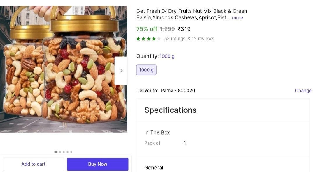 Dry Fruits 1kg 319
