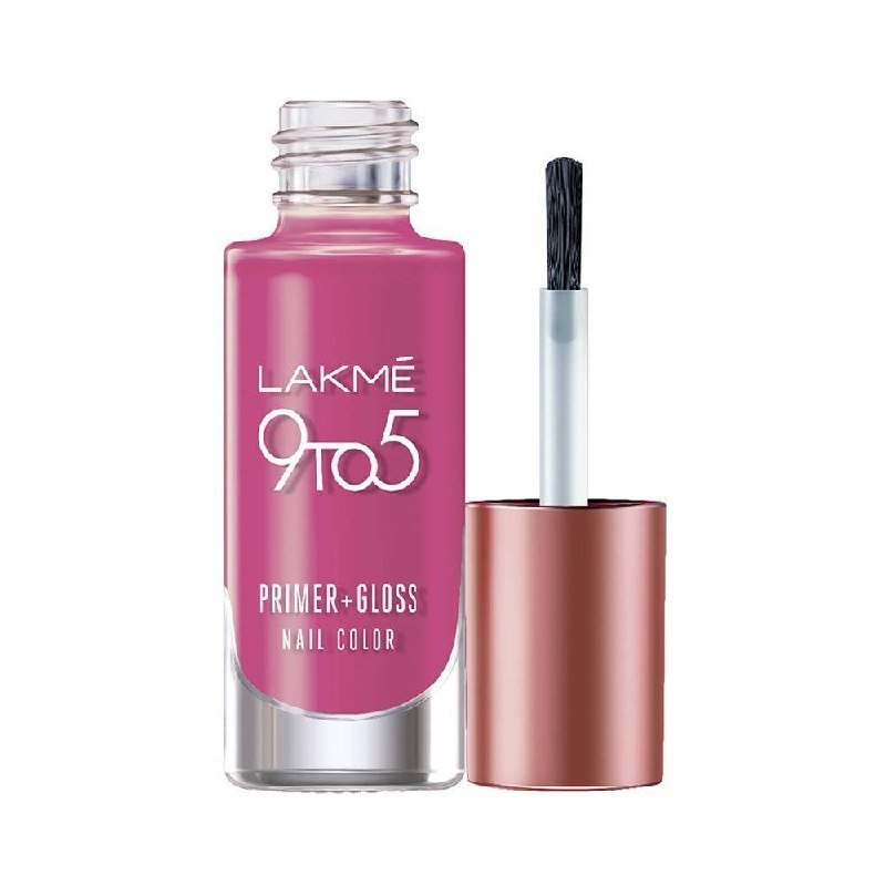 Lakm 9 To 5 Primer Gloss Nail Colour Pink Pace 6 M