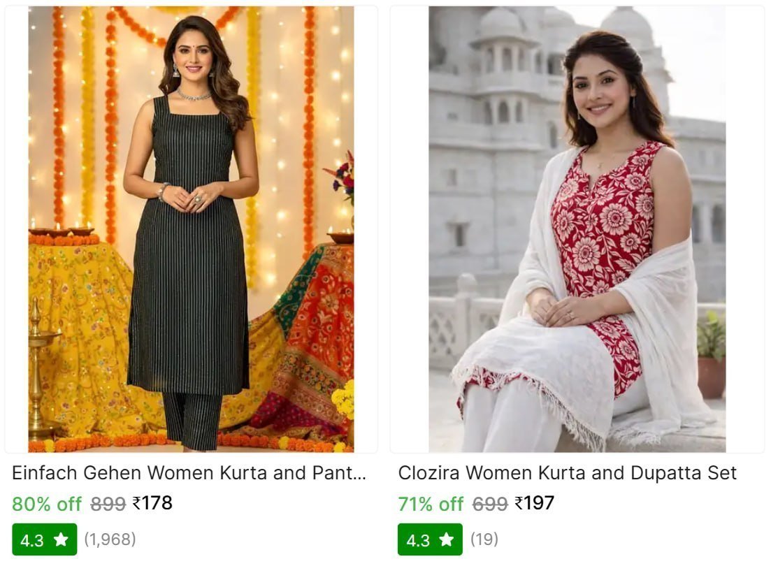 80 - Women S Ethnic Set