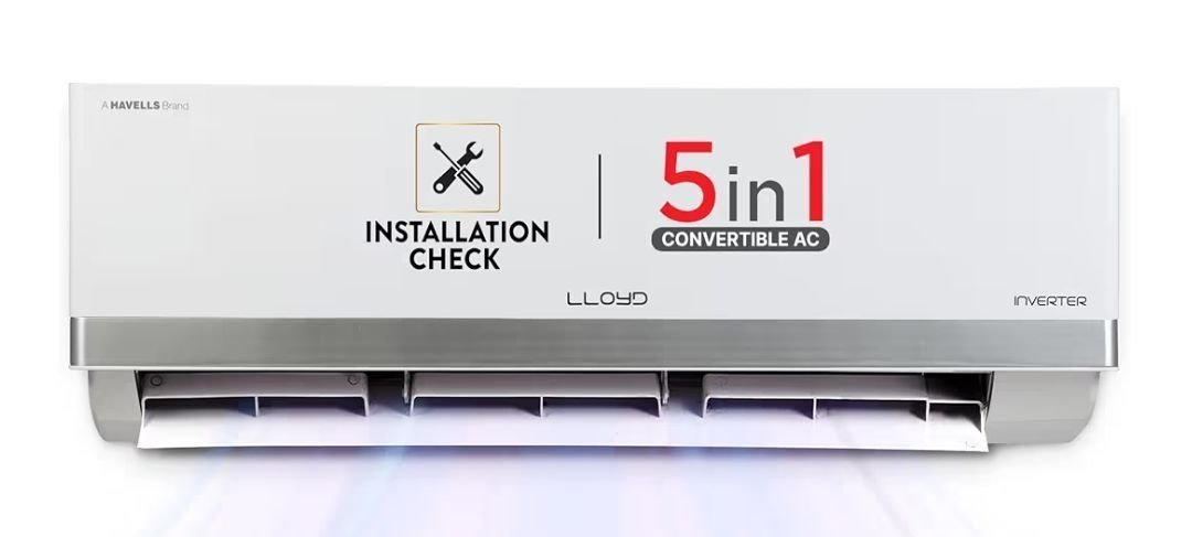 Lloyd 1 5 Ton 3 Star Inverter Split Ac (5 In 1 Convertible Copper Anti-viral Pm 2 5 Filterdeal 27490 Reg 339904000 With Hdfc Cc Emi
