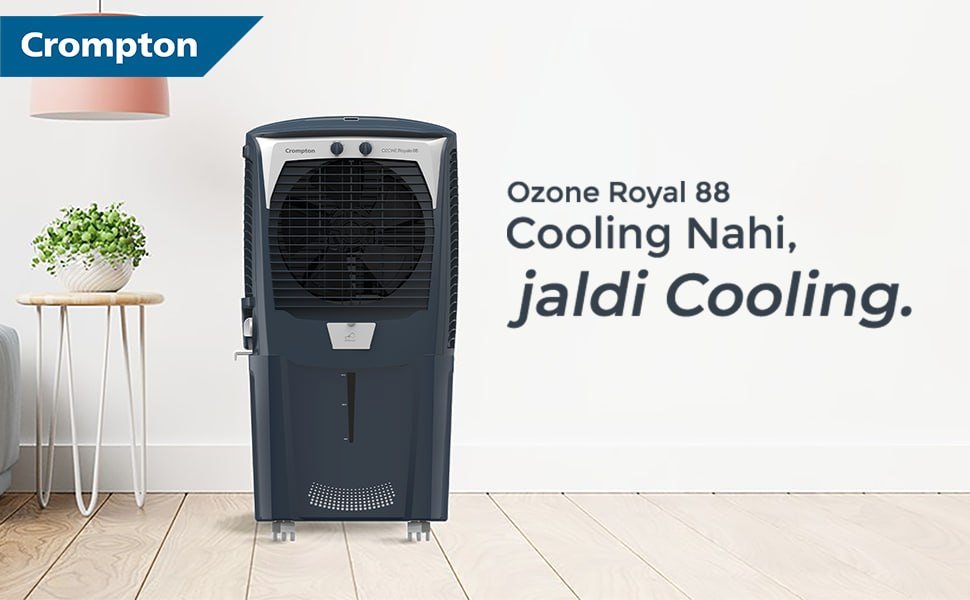 Crompton Ozone Royale Desert Air Cooler- 88l At 8719 1189 With Sbi Credit Cards