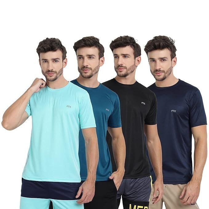 Faast 373ftx Men Polyester Regular Fit T-shirt