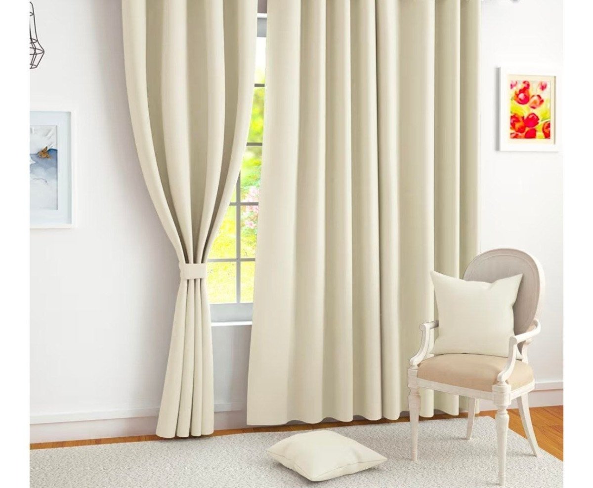 Story Home 100 True Blackout Door Curtains 7 Feet Long Set Of 2 729