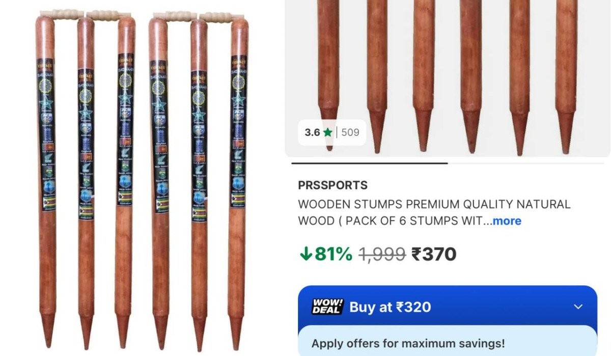 #loot best quality cricket stumps now at the 81% off📈✅
.
Link👉🏻
