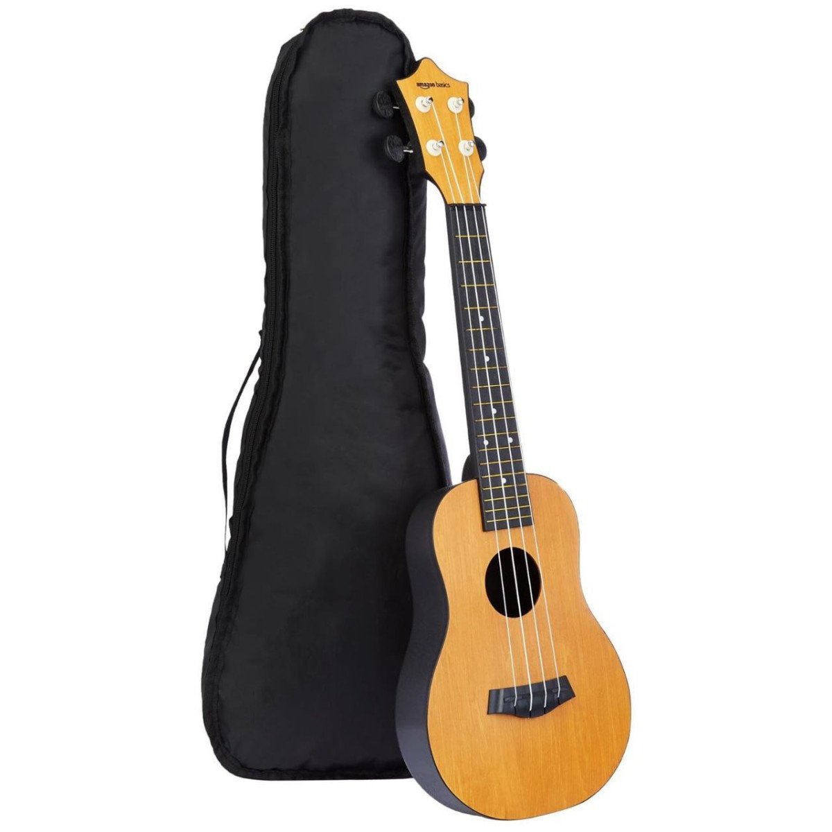 🔥🔥Amazon Basics Concert Size Ukulele Kit, Nylon String