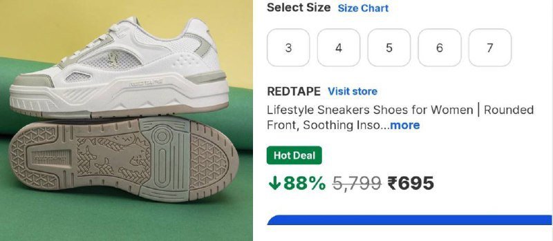 #Loot premium quality redtape sneaker now at the 88% off✅📈
.
Link👉🏻