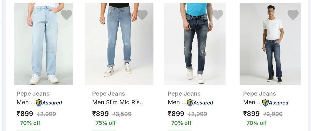 💥Loot : Upto 83% Off On Branded Men Jeans.

Pepe Jeans : 