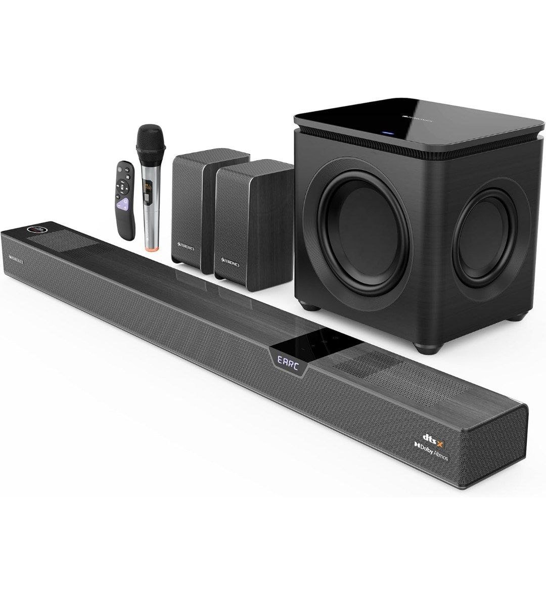 🔥🔥ZEBRONICS 1100 Watts Powerful Soundbar, 7.2.4 Home T