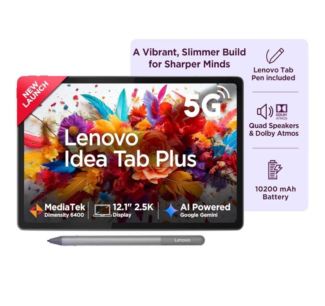 🔥🔥Lenovo Idea Tab Plus with Pen |Wifi +5G |12.1" 2.5K 