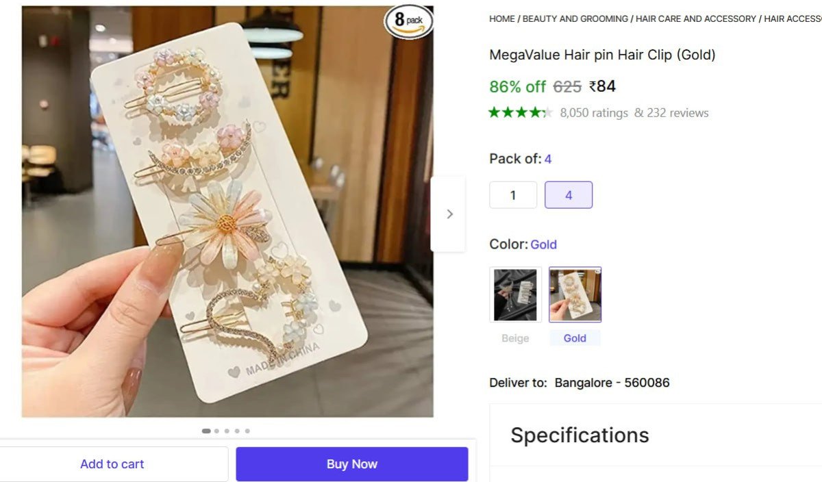 Hair Clips @ ₹84

👉