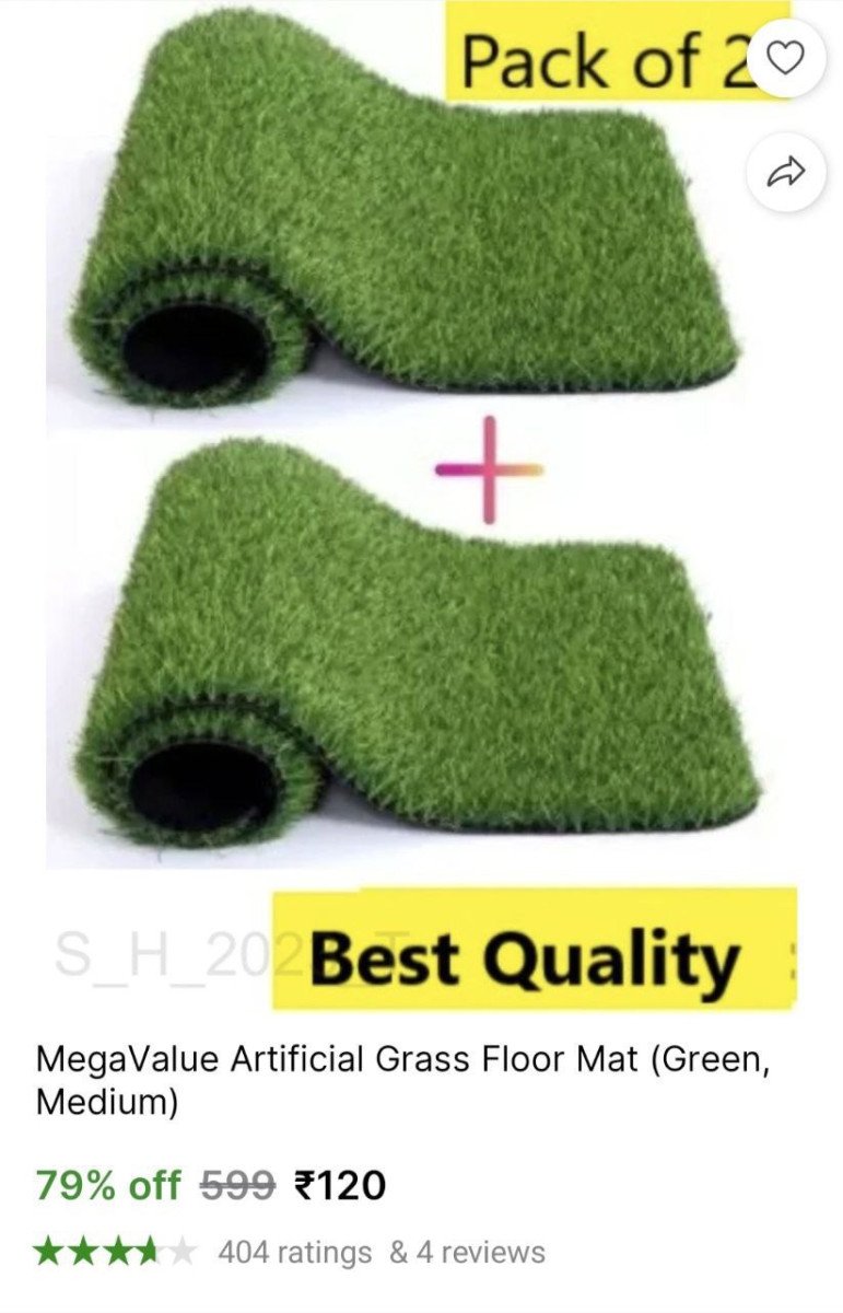 💥 Pack of 2 Floor Mat @ ₹120

🔗
