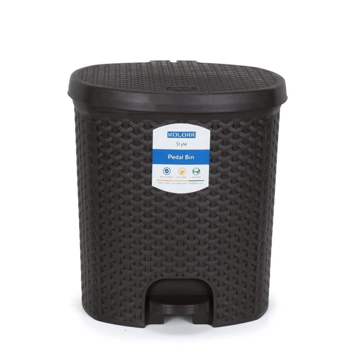 🔥🔥
269₹

KOLORR Magnum Plastic Pedal Dustbin Medium 