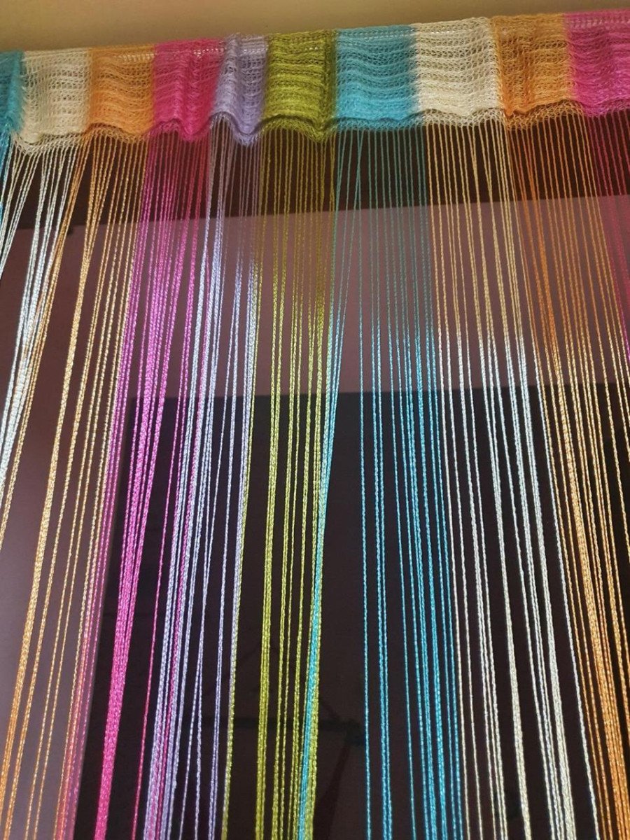 🔥🔥Decorative String Thread Room Door Curtain-Multicolo