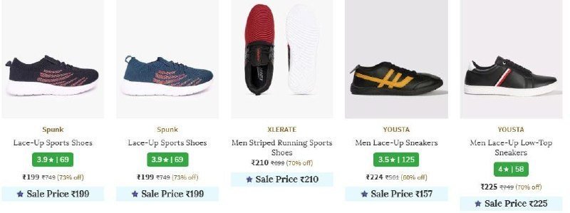 LOOT : Men's Footwear Starts Rs.75



Sports : 
Casual : 
Sa