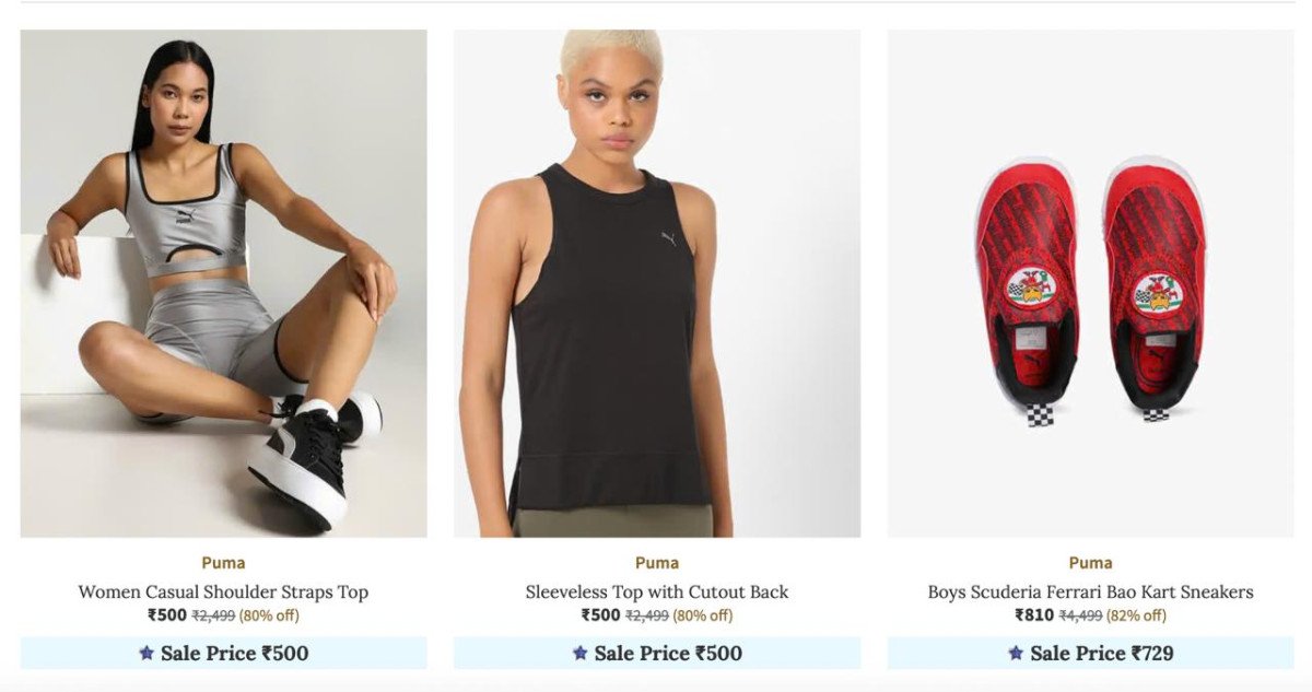 AJIO Loot : Upto 82% Off On PUMA.



Men's : 
Women's : 
Boy