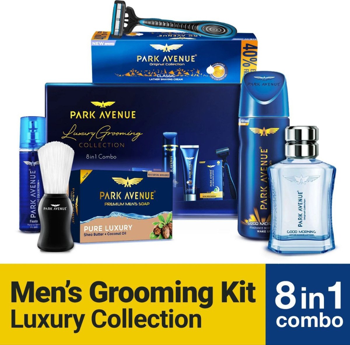 🔥🔥Park Avenue Luxury Grooming Kit for Men 

🎁 Deal 