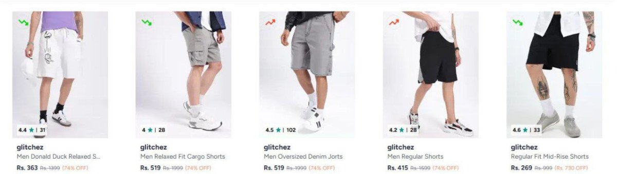 Upto 74% Off - Glitchez Shorts

Starting Rs.269