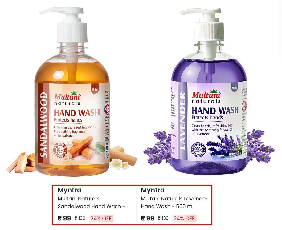 Multani Hand Wash - 500 ml @ ₹99

👉
👉