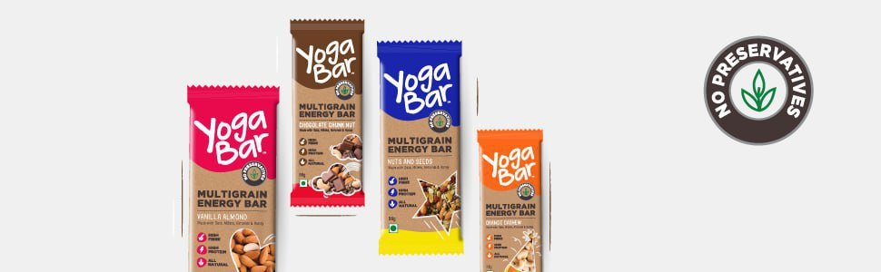 Yogabar Energy Bars - Pack Of 20 @ 299