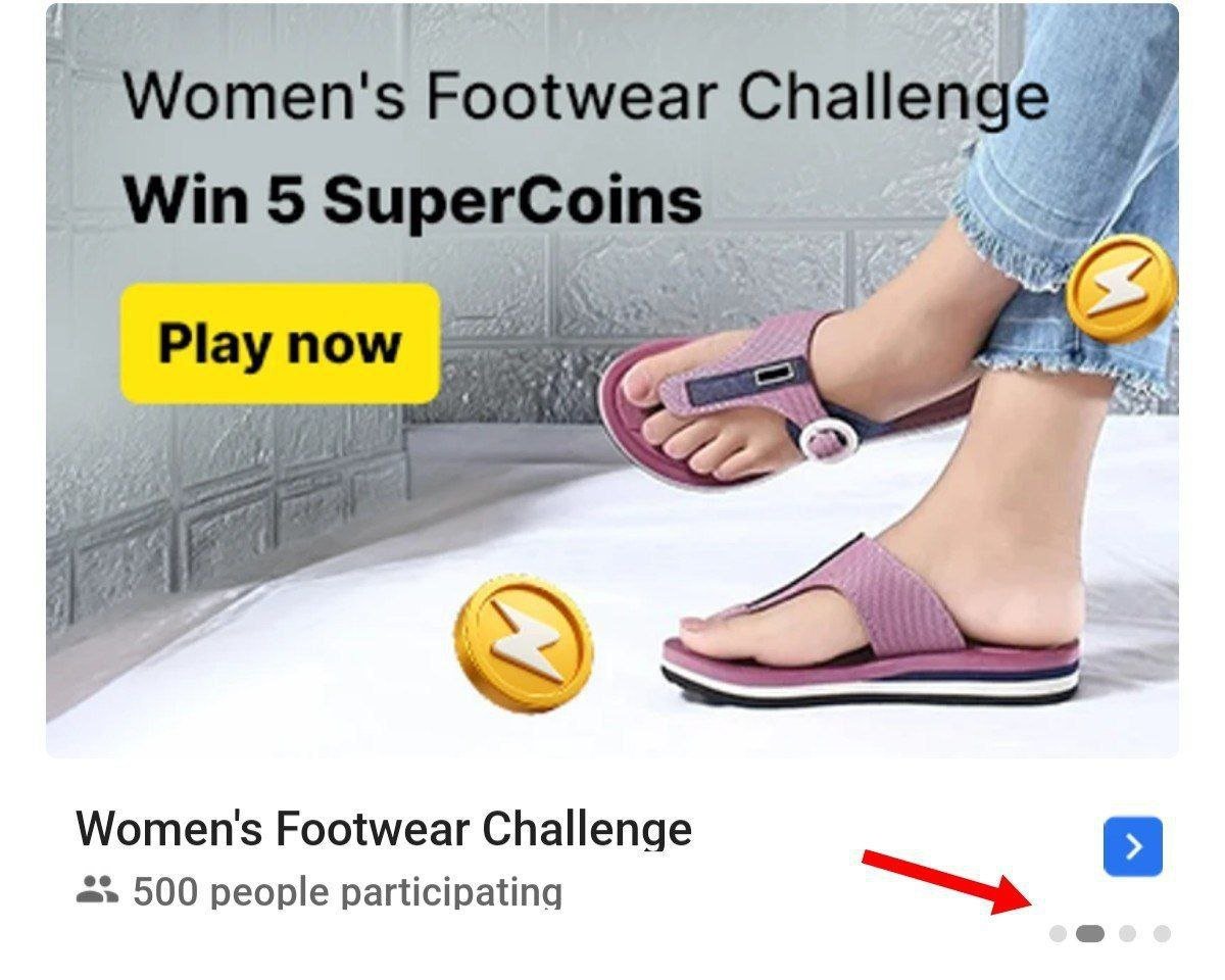🔥Flipkart : 4 New Supercoins Challenges Win 20 Coins

✅Link : 

✅Open Link in App >> Complete Task >> Get 20 SuperCoins Instantly