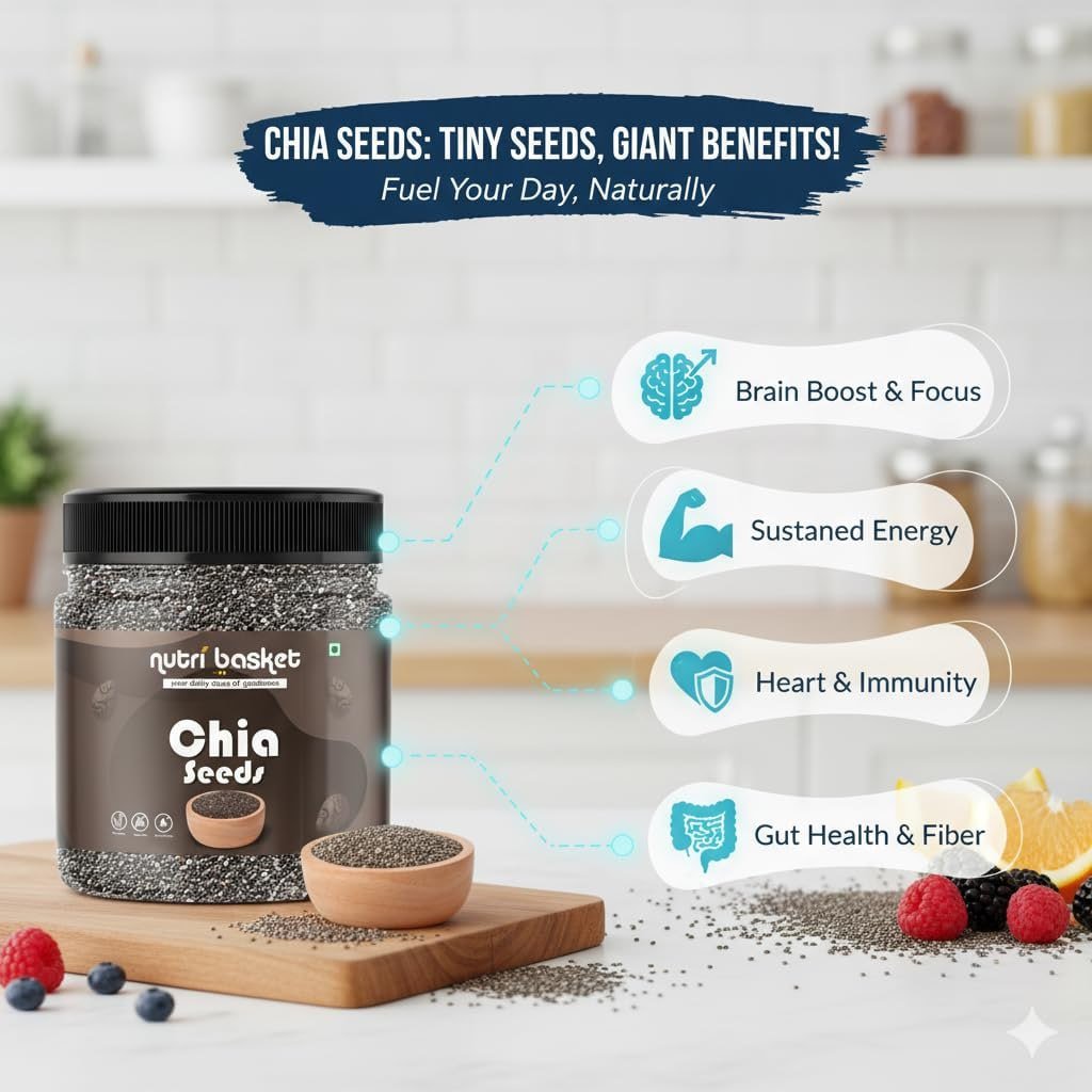 Lowest : Chia Seeds, 1 Kg @294.