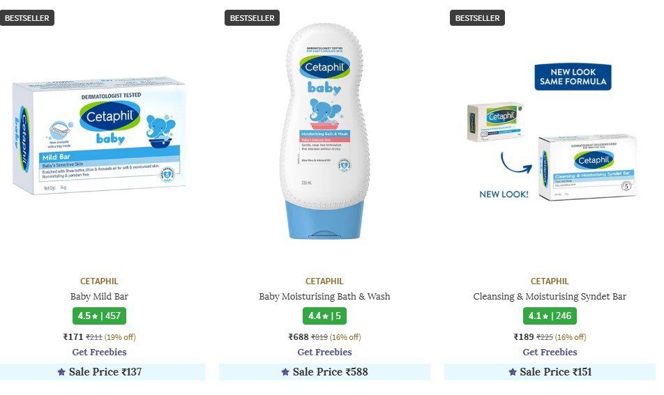 ✨ Cetaphil Sale on Ajio – Up to 20% OFF ✨🧴

👩‍