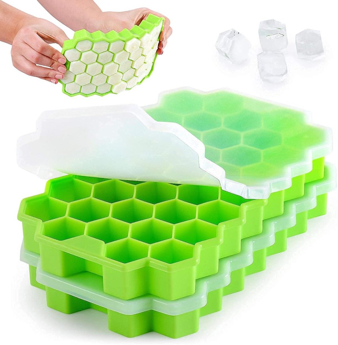 🔥🔥E-COSMOS® Flexible Silicone Honeycomb 37 Cavity Ice
