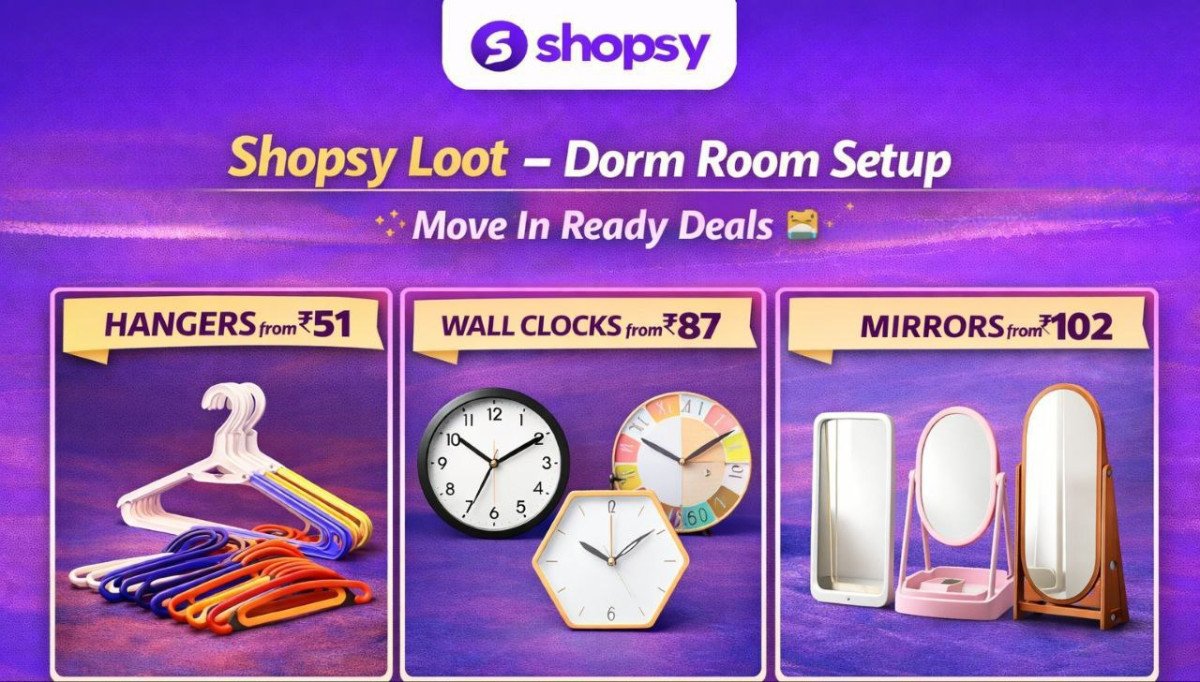 Shopsy Loot - Dorm Room Setup Move In Ready Deals 🛏

Hang