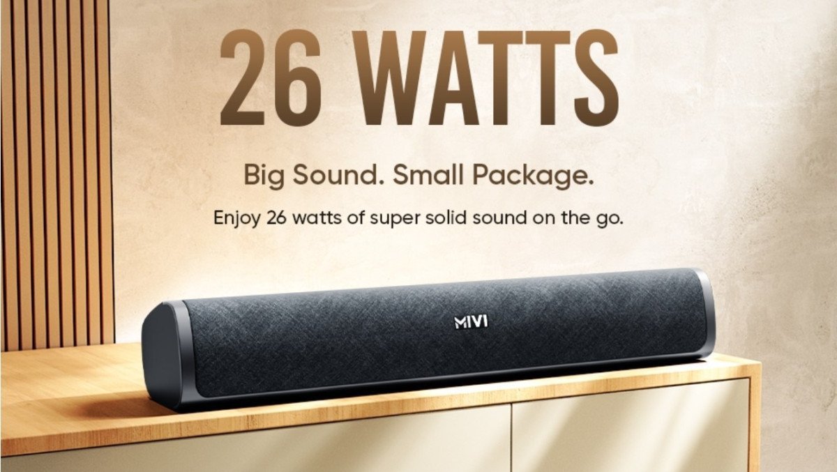 🔥Mivi 26W BT Soundbar at ₹1399

👉
