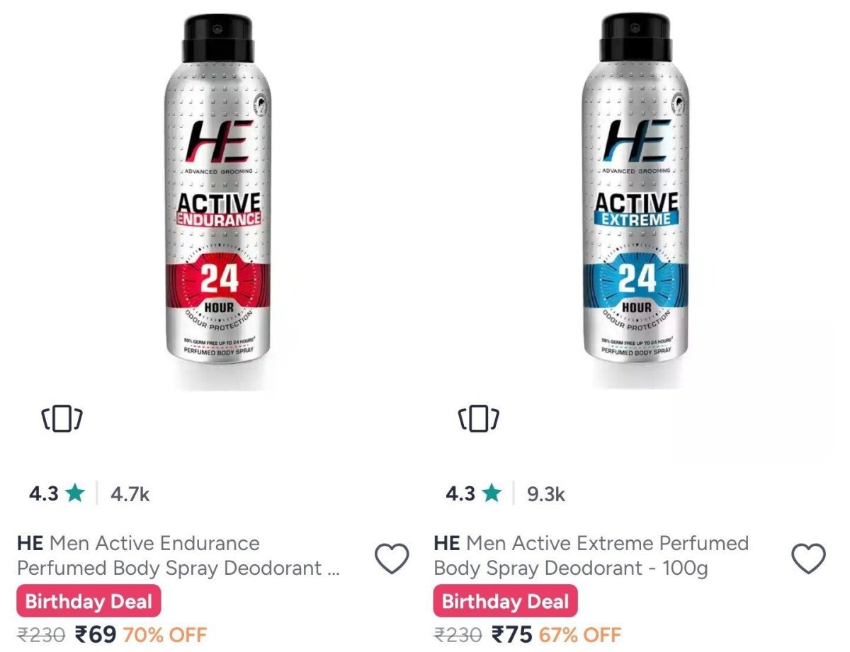 🔥HE Deodorants From ₹69

👉