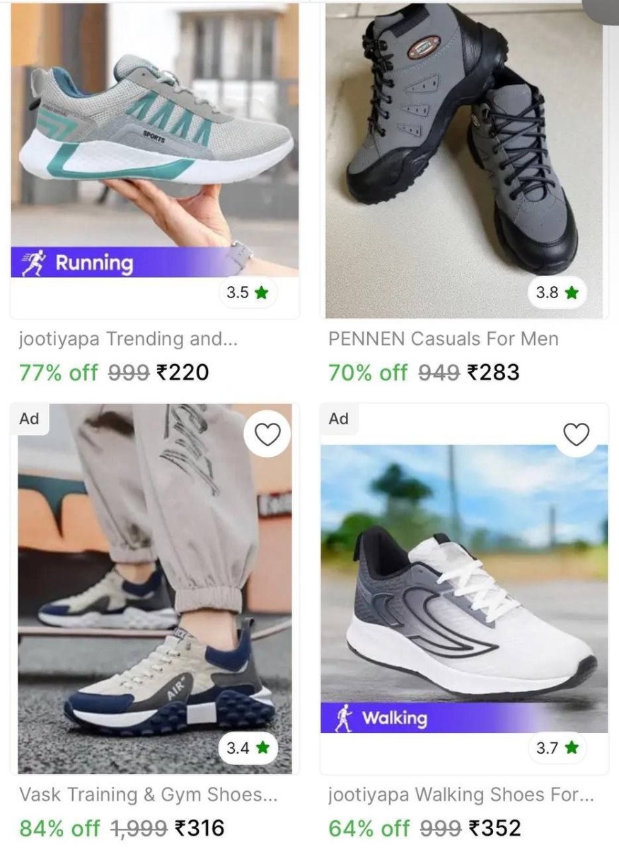 🔥Sports Shoes

🔗

✅Deal Price : ₹220