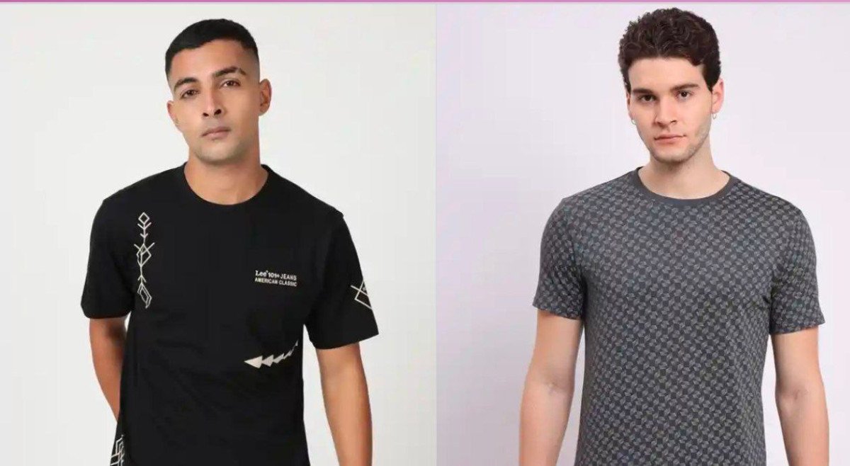 Myntra : Upto 82% Off On Lee T-shirts.
