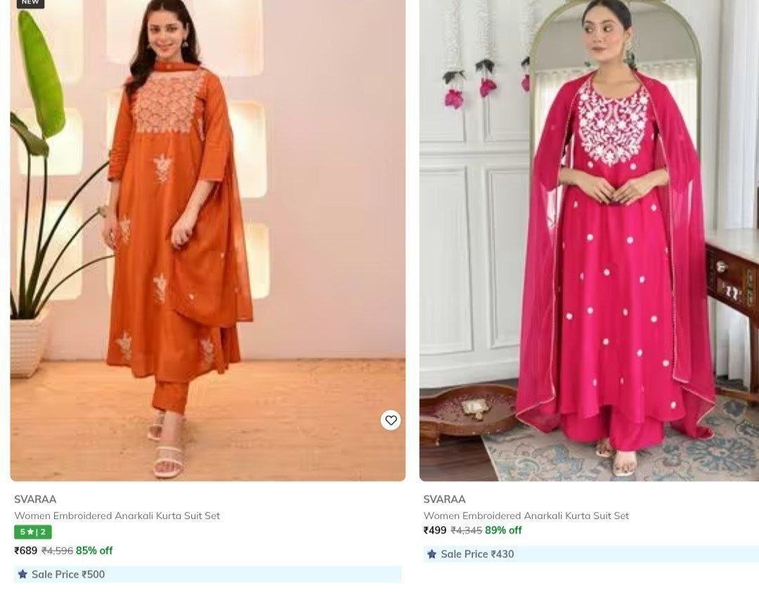 Loot : Branded Salwar Suits At  upto 90% OFF⚡️Best Filte