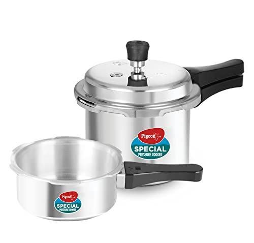 Pigeon by Stovekraft 12708 Aluminium Pressure Cooker Combo, 