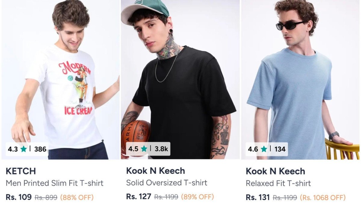 🔥Myntra : Top Rated T-Shirt From ₹109

Men : 
Women :